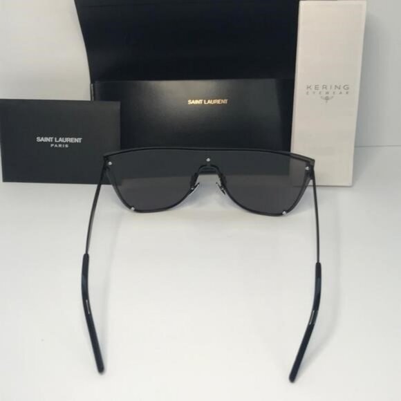 New Authentic SAINT LAURENTSL 1 Mask Sunglasses - Picture 7 of 11